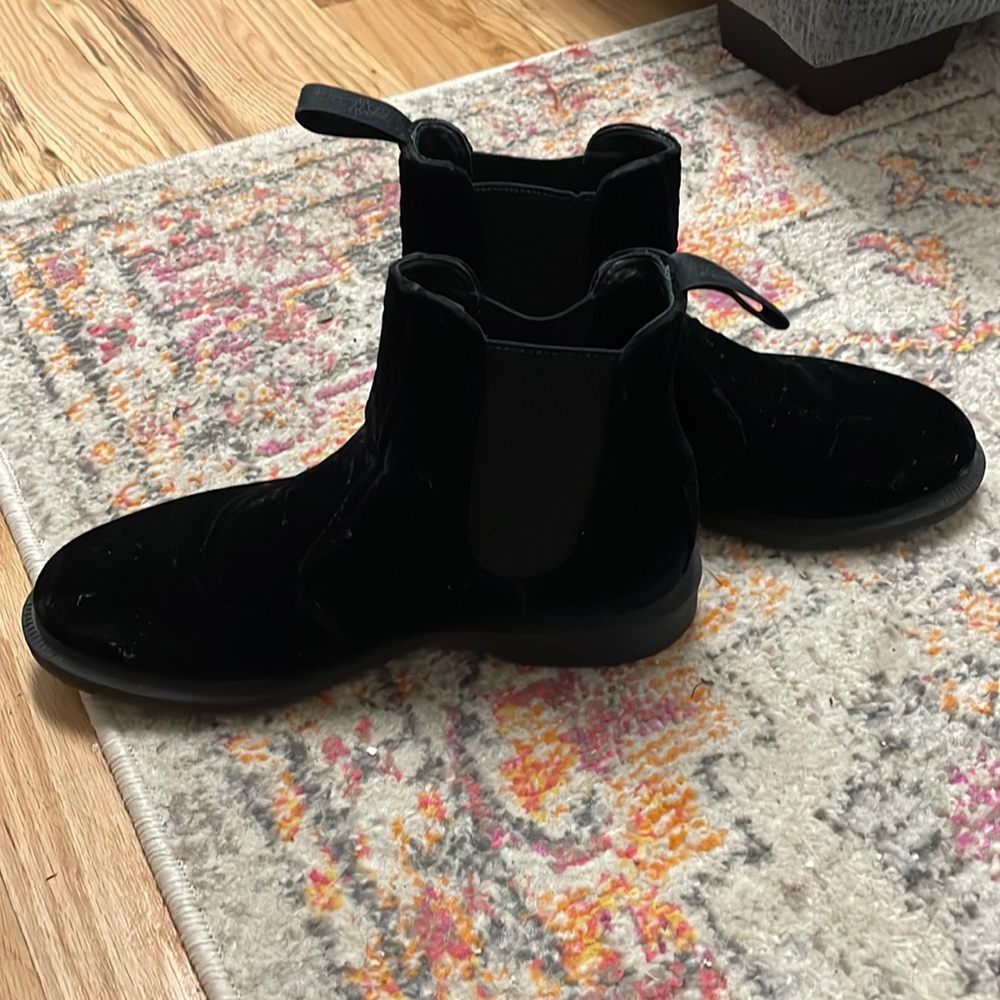 Dr. Martens Flora Velvet Chelsea Boot